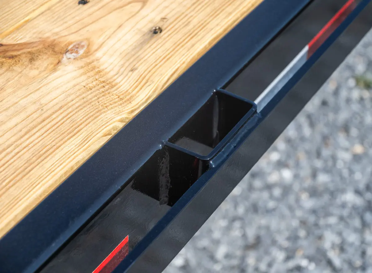 Secure cargo top on a Big Tex Trailer