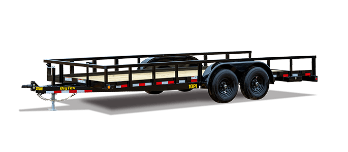 Big Tex Pro Series Tandem Axle Pipe Top Utility Trailer