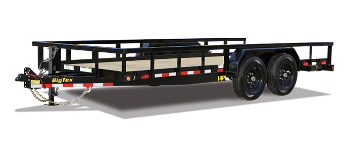 Big Tex Pro Series Tandem Axle Pipe Top Utility Trailer