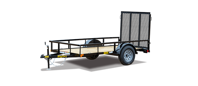 Big Tex Economy Single Axle Utility Trailer