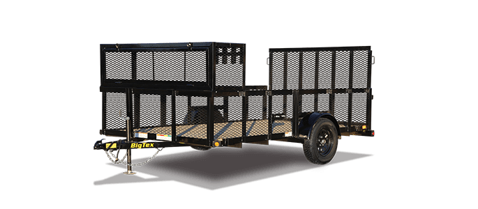 Big Tex Single Axle Landscape Trailer