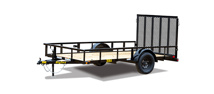 Big Tex Single Axle Tube Top Utility Trailer