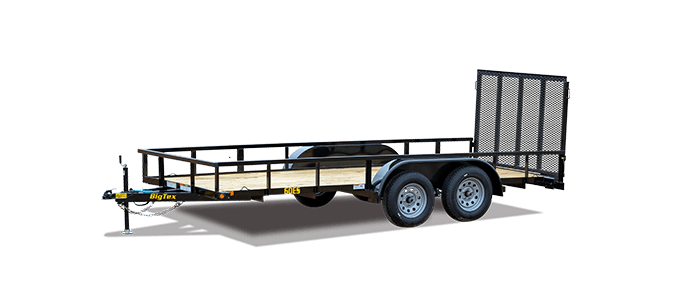 Big Tex Economy Tandem Axle Pipe Top Utility Trailer