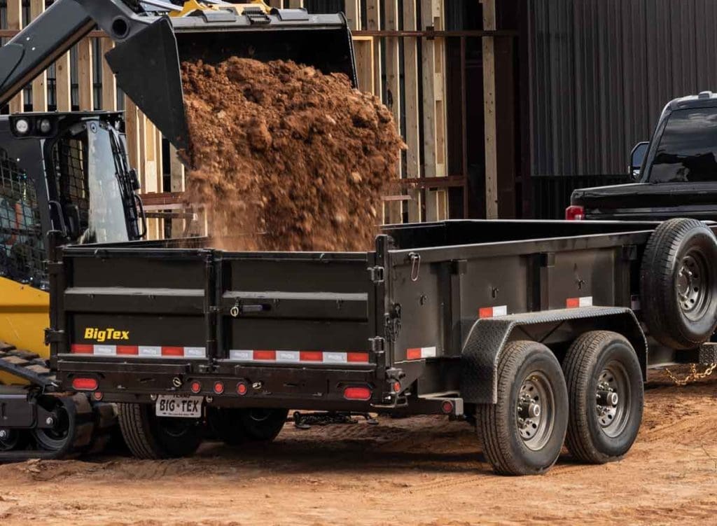 14GX Heavy Duty Tandem Axle Gooseneck Dump Trailer Big Tex