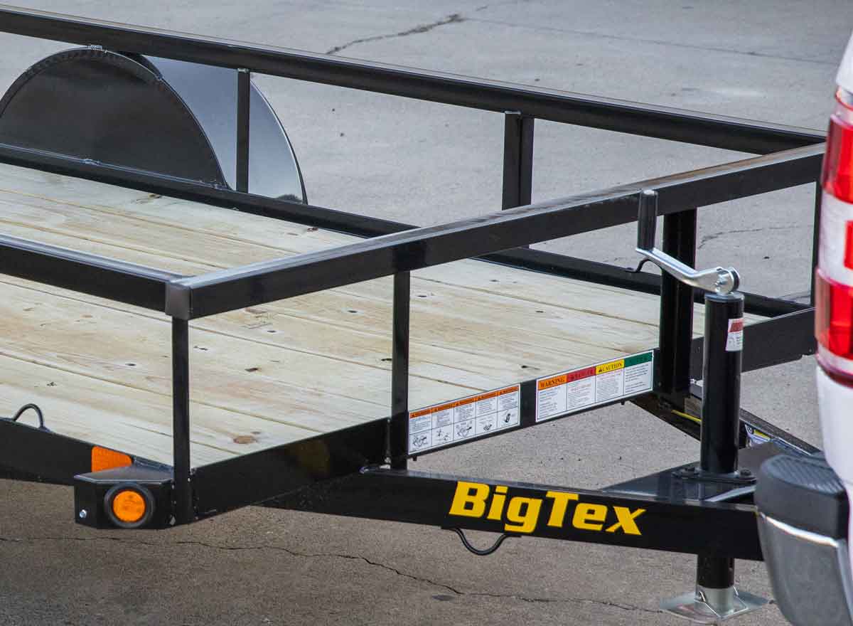 Square Tubing Top Rail on Trailer