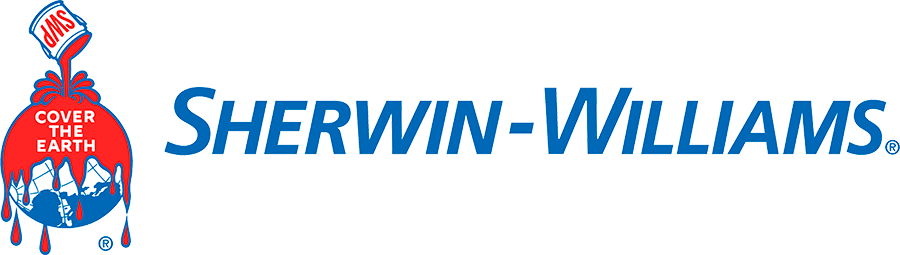 sherwin-williams logo that says cover the earth
