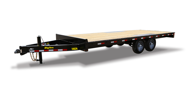 a 140A big tex trailer equipment hauler