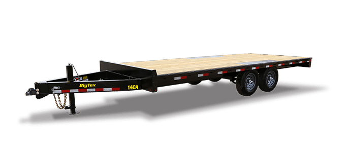 a 140A big tex trailer equipment hauler