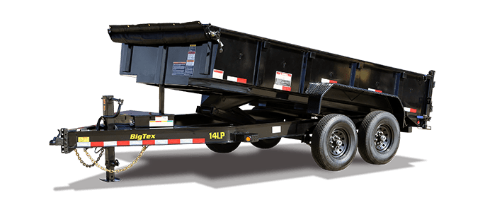 Big Tex Heavy Duty Ultra Low Profile Dump Trailer