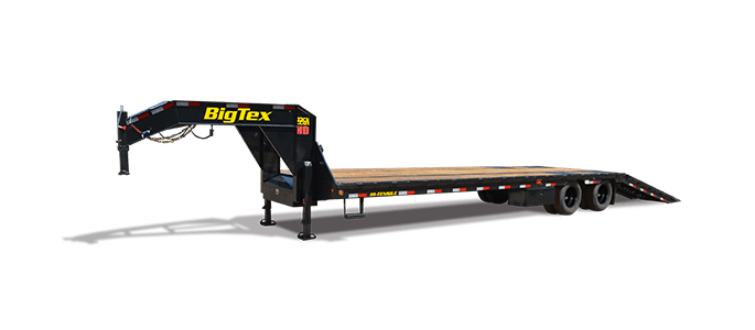 Big Tex Hydraulic Dovetail Gooseneck Trailer