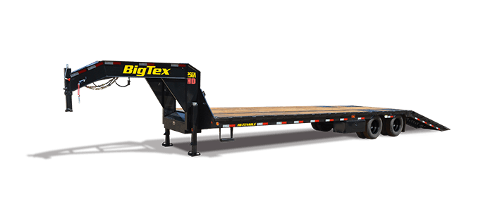 Big Tex Hydraulic Dovetail Gooseneck Trailer