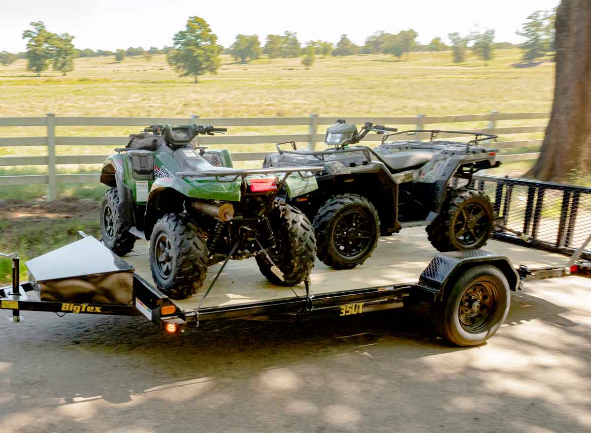 4 Wheelers on Trailer