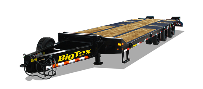 Big Tex Triple Axle Pintle Heavy Equipment Transport Trailer