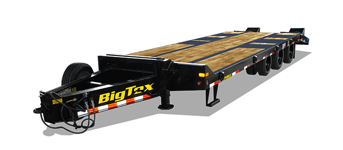 Big Tex Triple Axle Pintle Heavy Equipment Transport Trailer