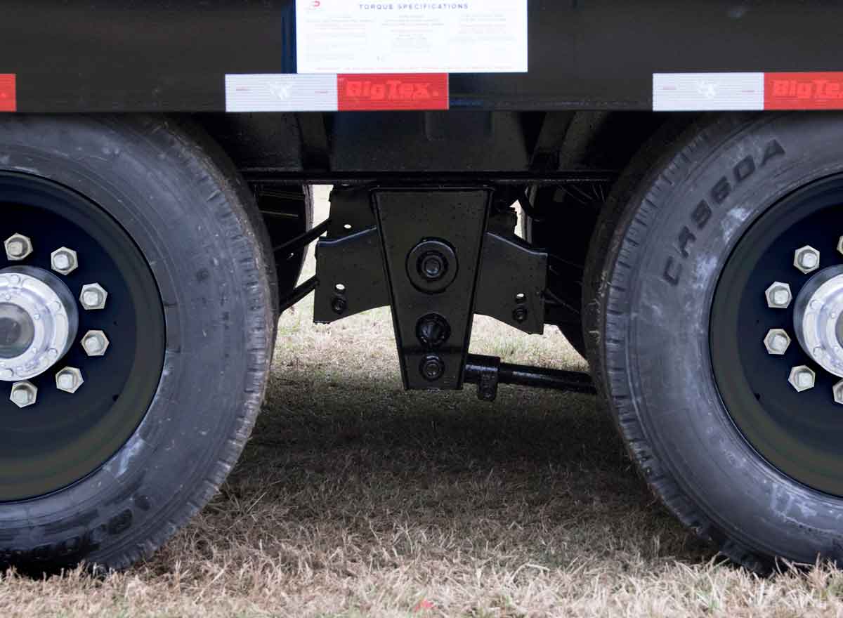 Adjustable Suspension on Trailer