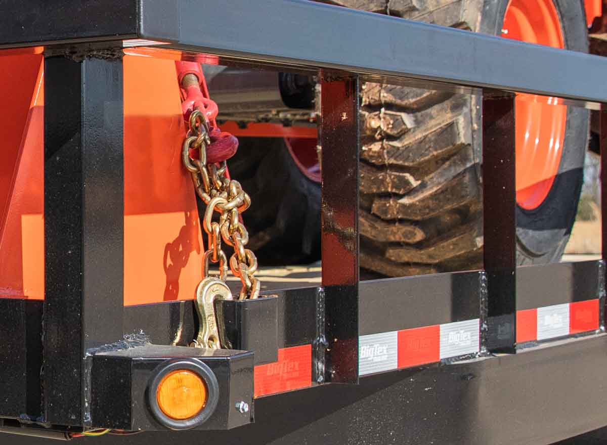 Integrated Tie Down Pockets on Trailer
