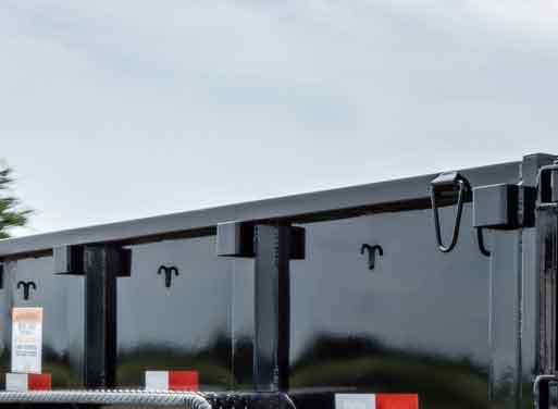 Square Tubing Top Rail on Trailer