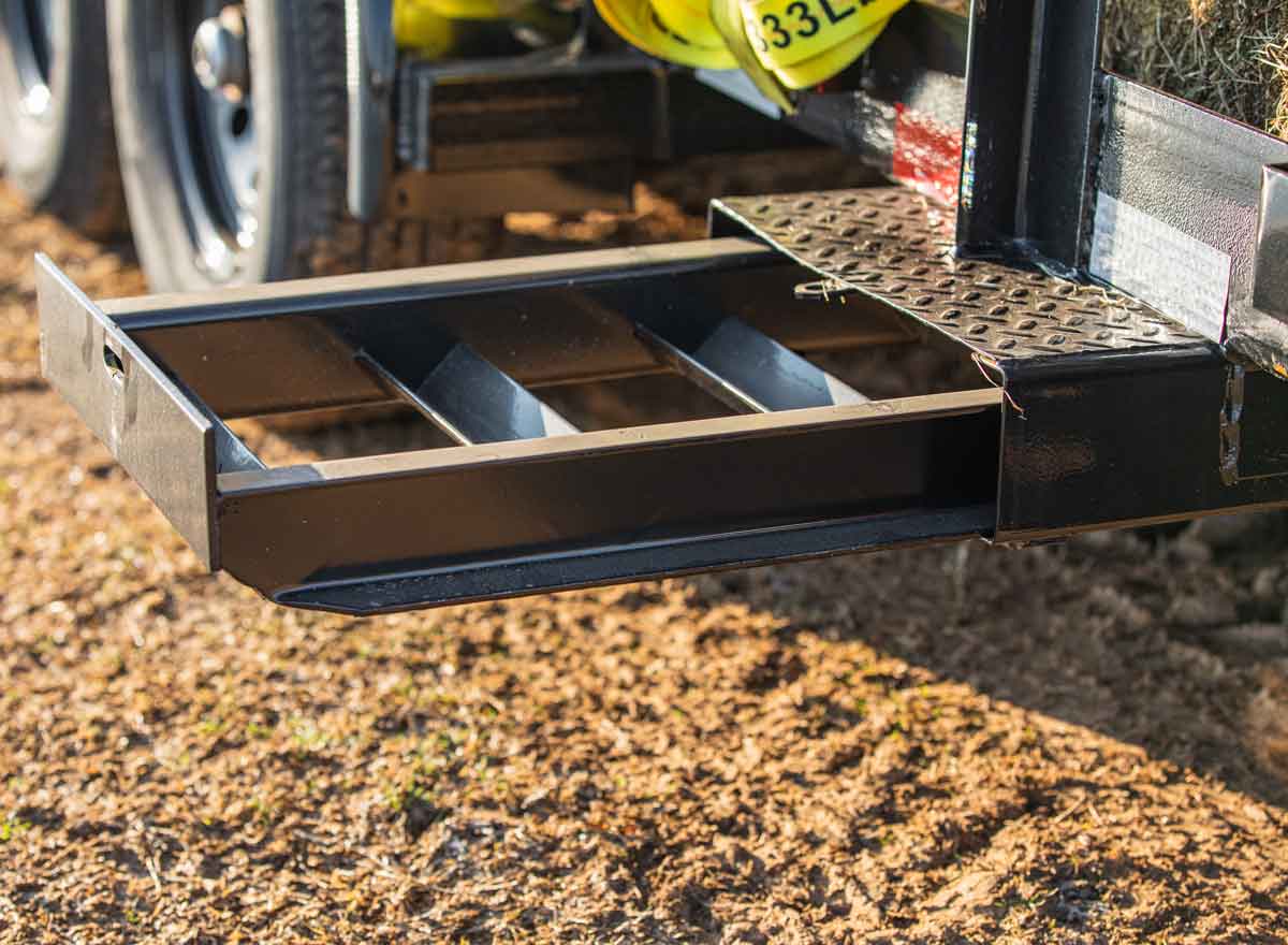 Slide-In Ramp on Trailer