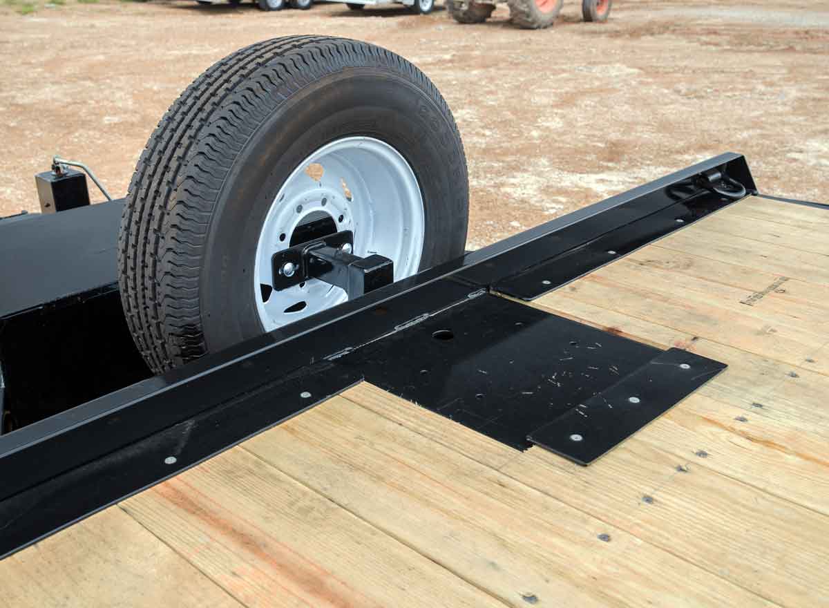 Front Mount Winch Plate on Trailer